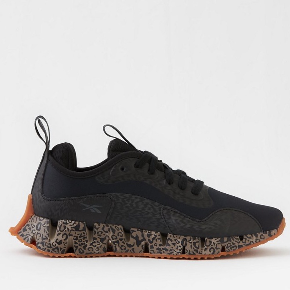 Reebok Zig Dynamica Sneakers - Black and Leopard
